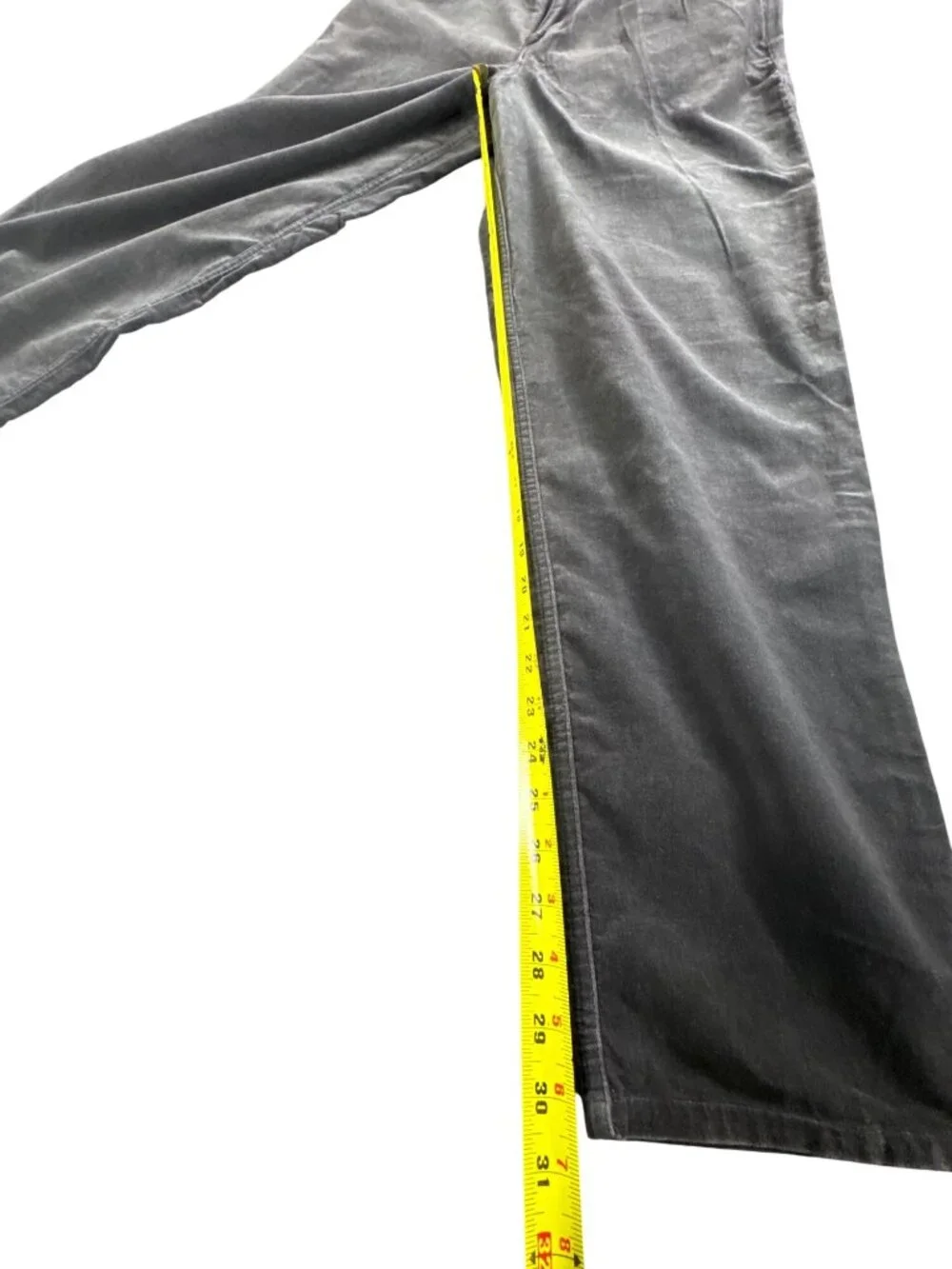 Jones New York Sport Velvet Pants Gray High Rise Wide Leg Size 8 Y2K Chic